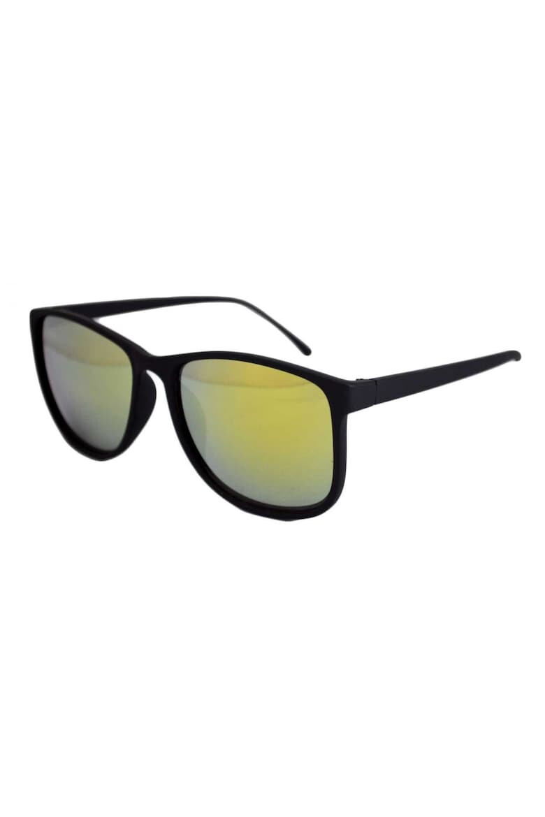 THEICONIC Ochelari de soare Justin verde reflexii - Negru Mat - Pled.ro