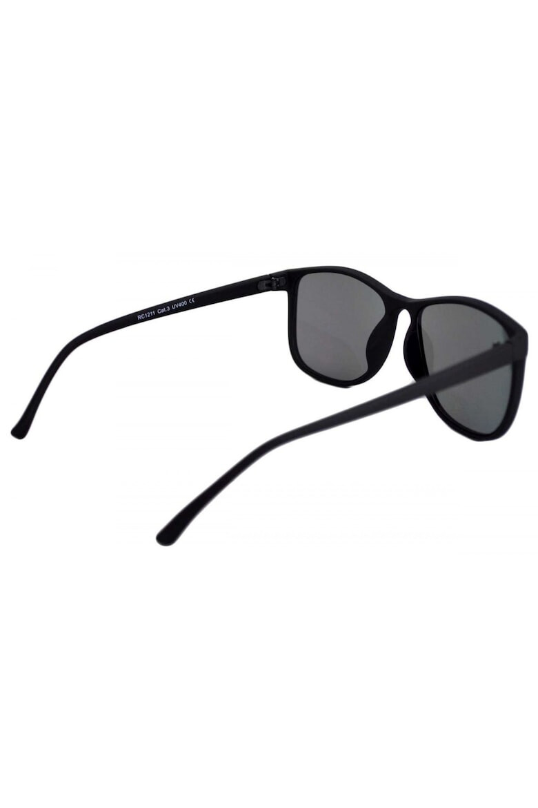 THEICONIC Ochelari de soare Justin verde reflexii - Negru Mat - Pled.ro