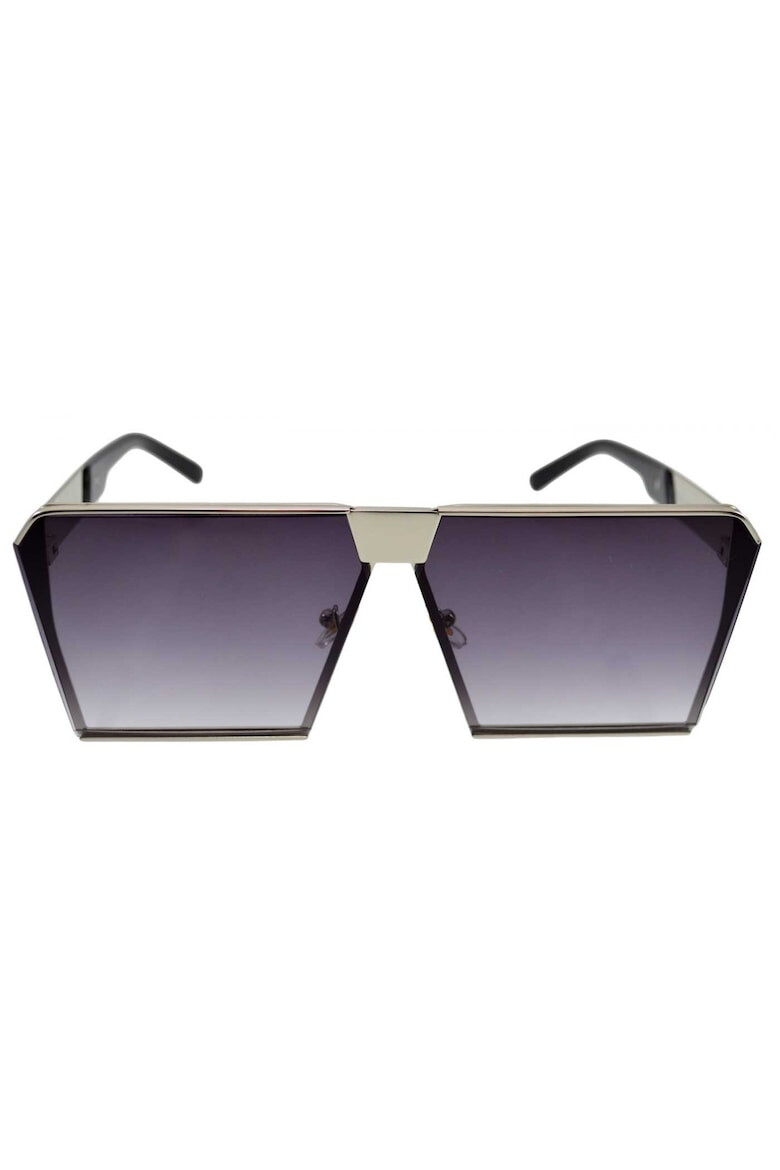 THEICONIC Ochelari de soare Rectangular Plat Gri Argintiu lentila degrade - Pled.ro