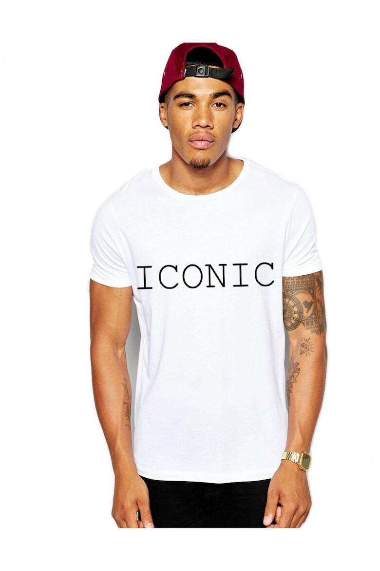 THEICONIC Tricou alb barbati - ICONIC - Pled.ro