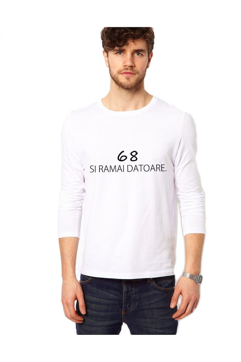 THEICONIC Tricou barbatesc alb 68 si ramai datoare - Pled.ro