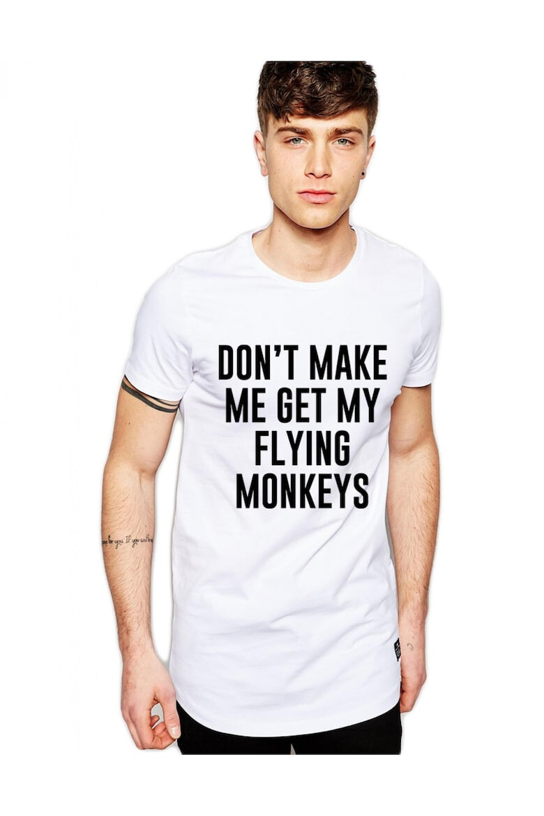 THEICONIC Tricou barbati alb - Flying Monkeys - Pled.ro