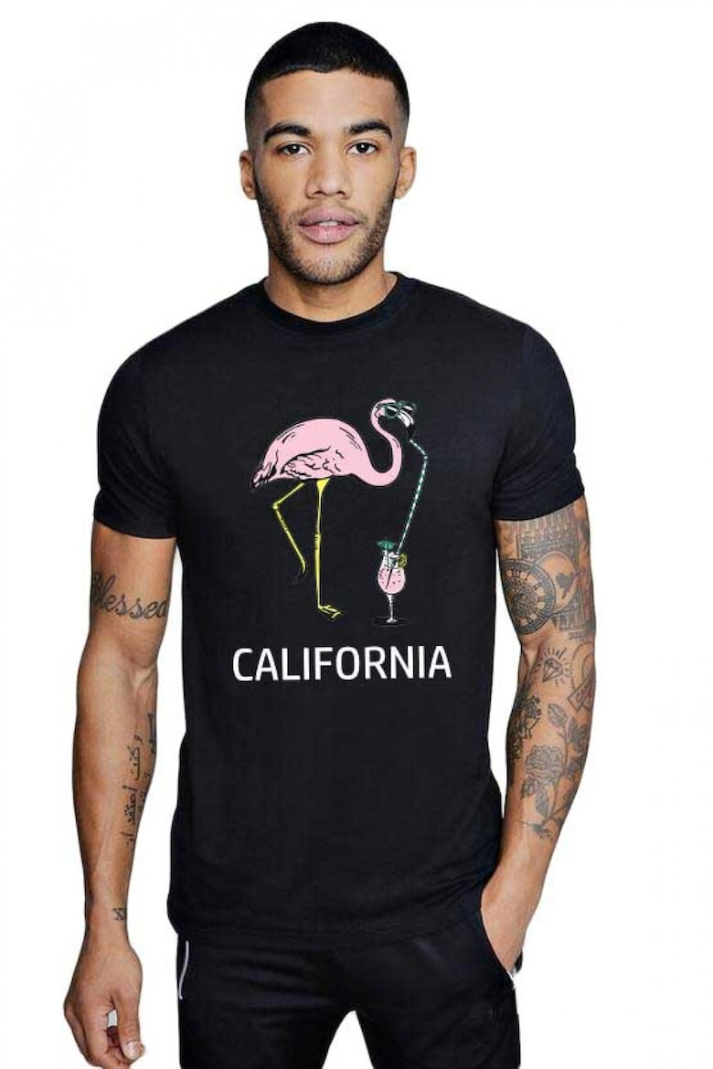 THEICONIC Tricou barbati negru - California - Pled.ro