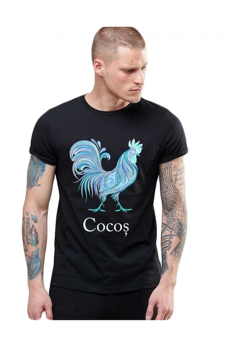 THEICONIC Tricou barbati negru - Cocos - Pled.ro