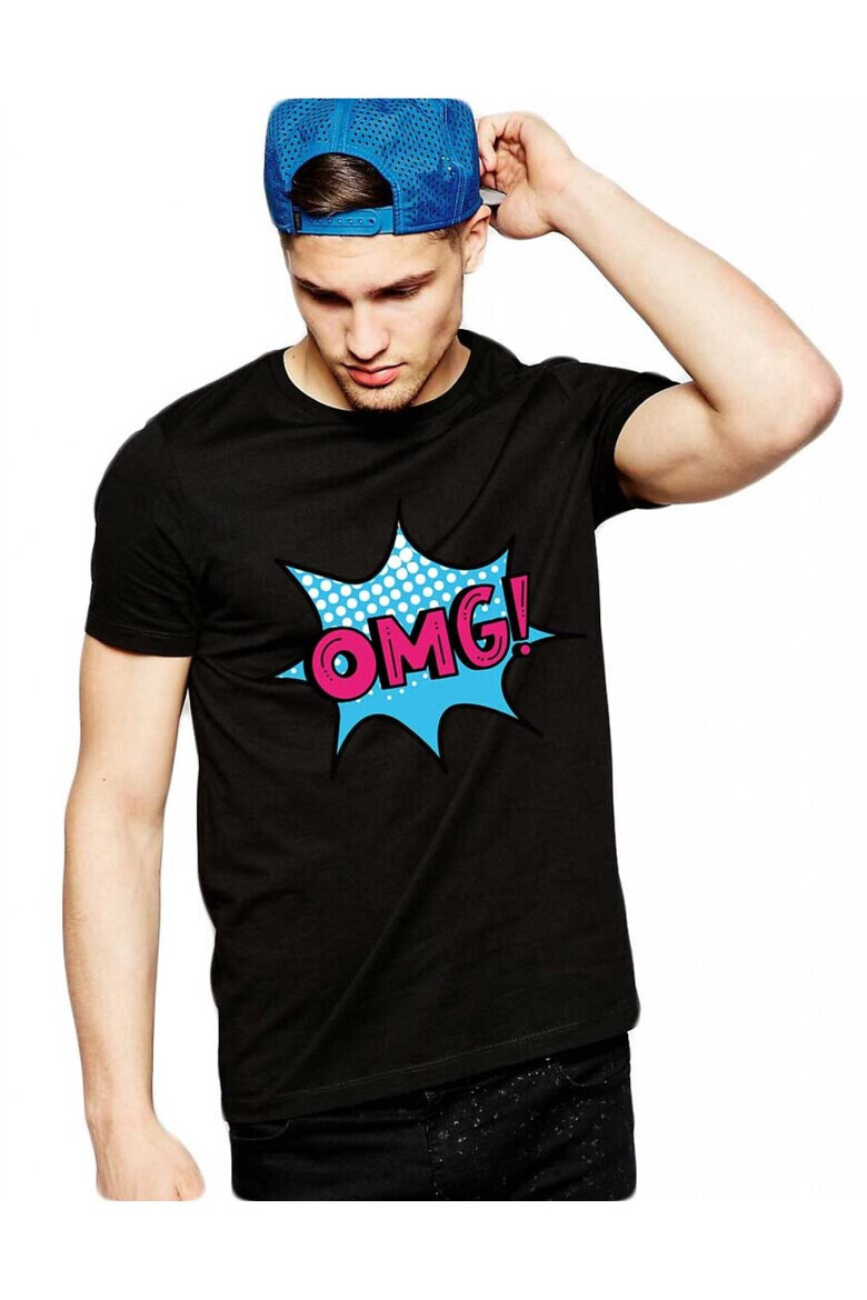 THEICONIC Tricou barbati negru - OMG - Pled.ro