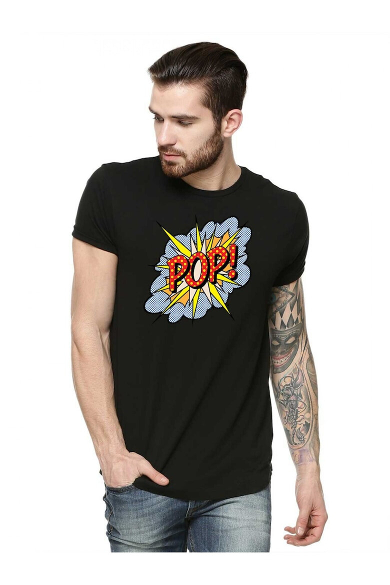 THEICONIC Tricou barbati negru - POP - Pled.ro