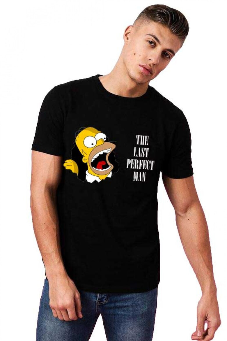 THEICONIC Tricou barbati negru - Simpson - Pled.ro