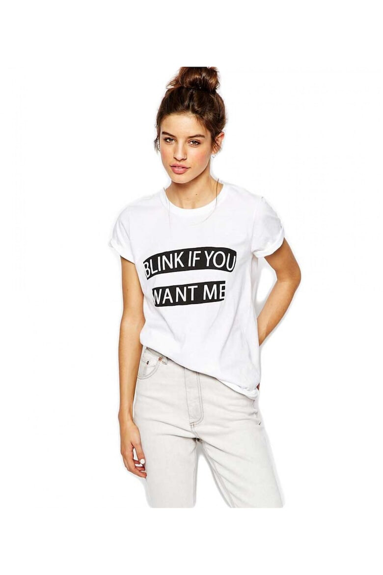 THEICONIC Tricou dama alb - Blink - Pled.ro