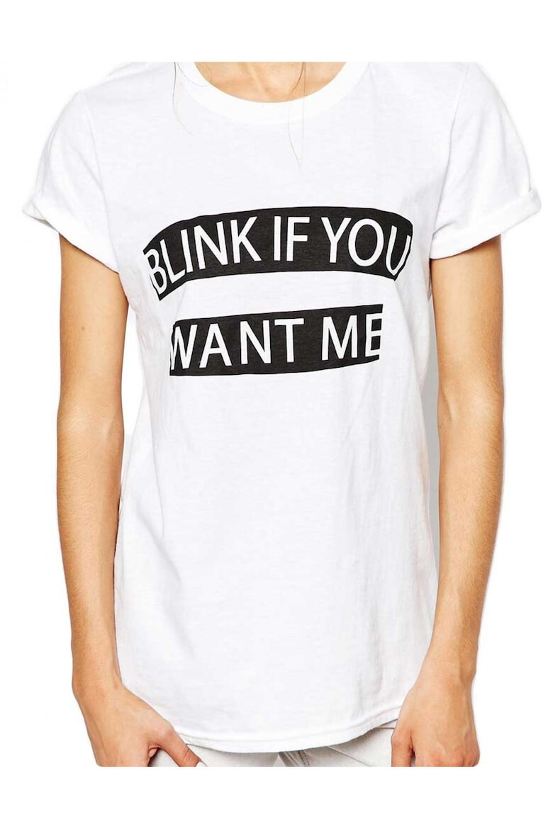 THEICONIC Tricou dama alb - Blink - Pled.ro