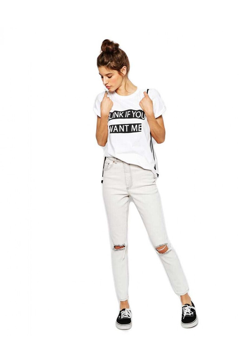 THEICONIC Tricou dama alb - Blink - Pled.ro