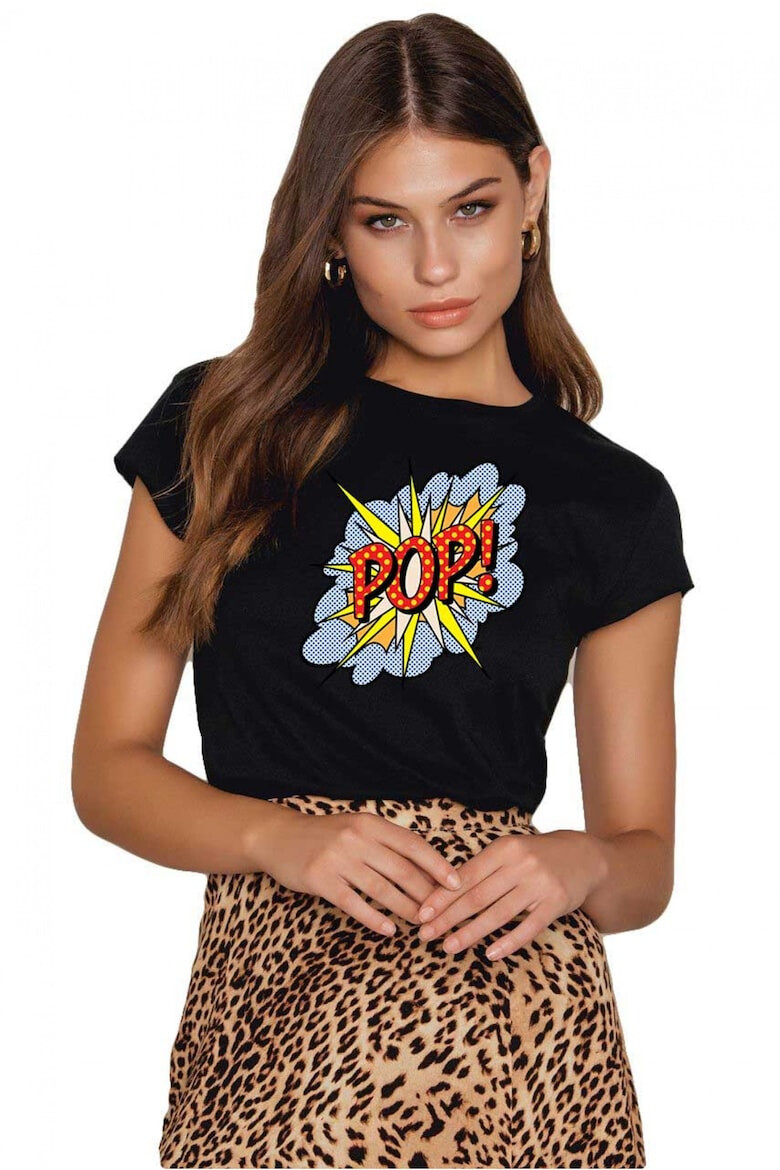 THEICONIC Tricou dama negru - POP - Pled.ro