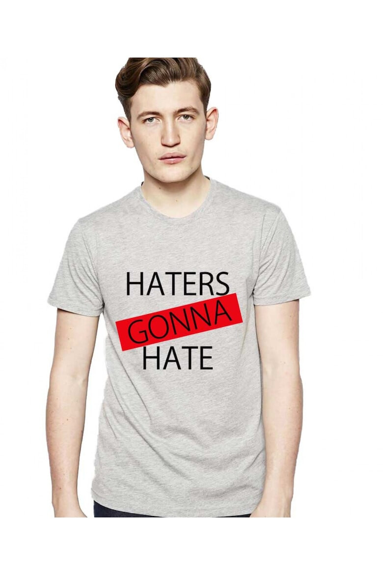 THEICONIC Tricou Haters Gonna Hate 1 - Gri - Pled.ro