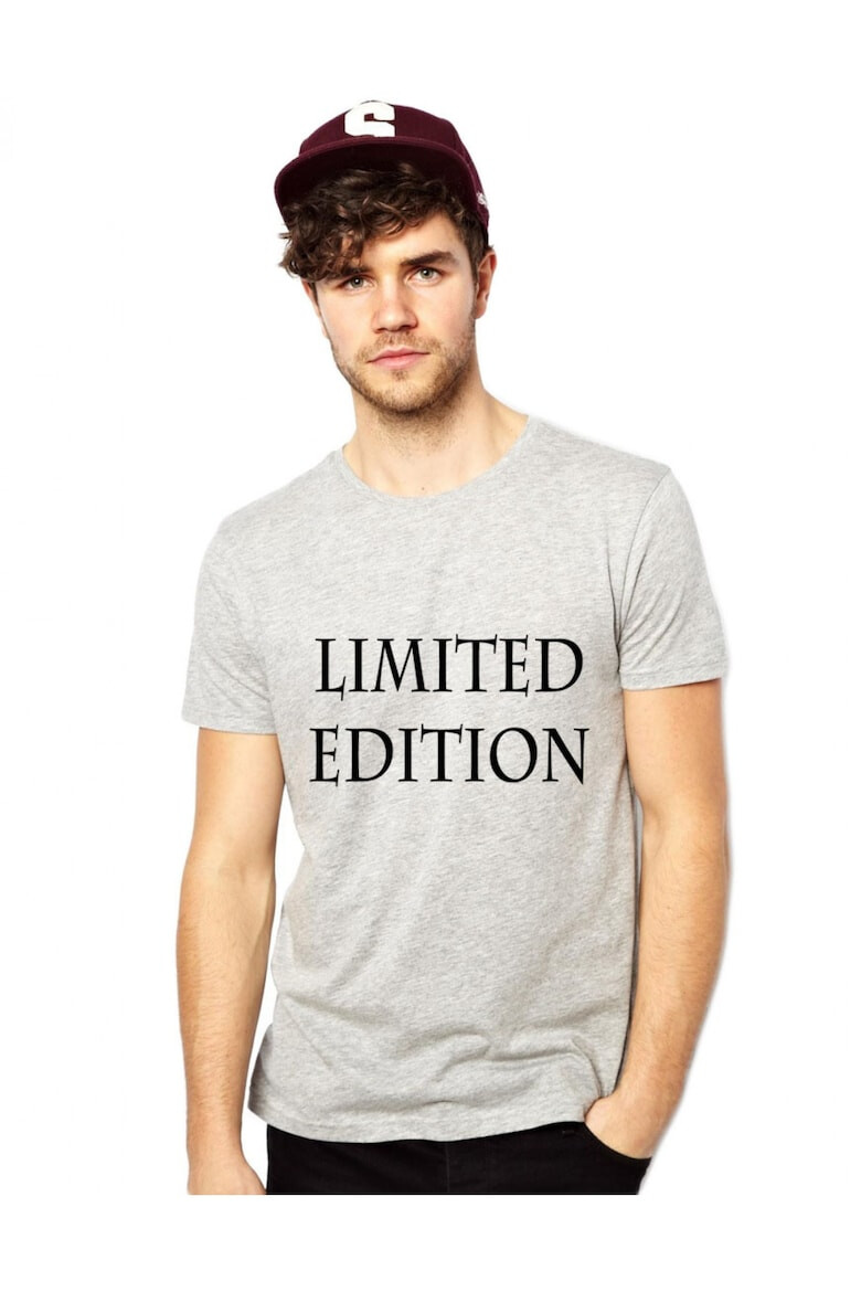 THEICONIC Tricou Limited Edition - Gri - Pled.ro