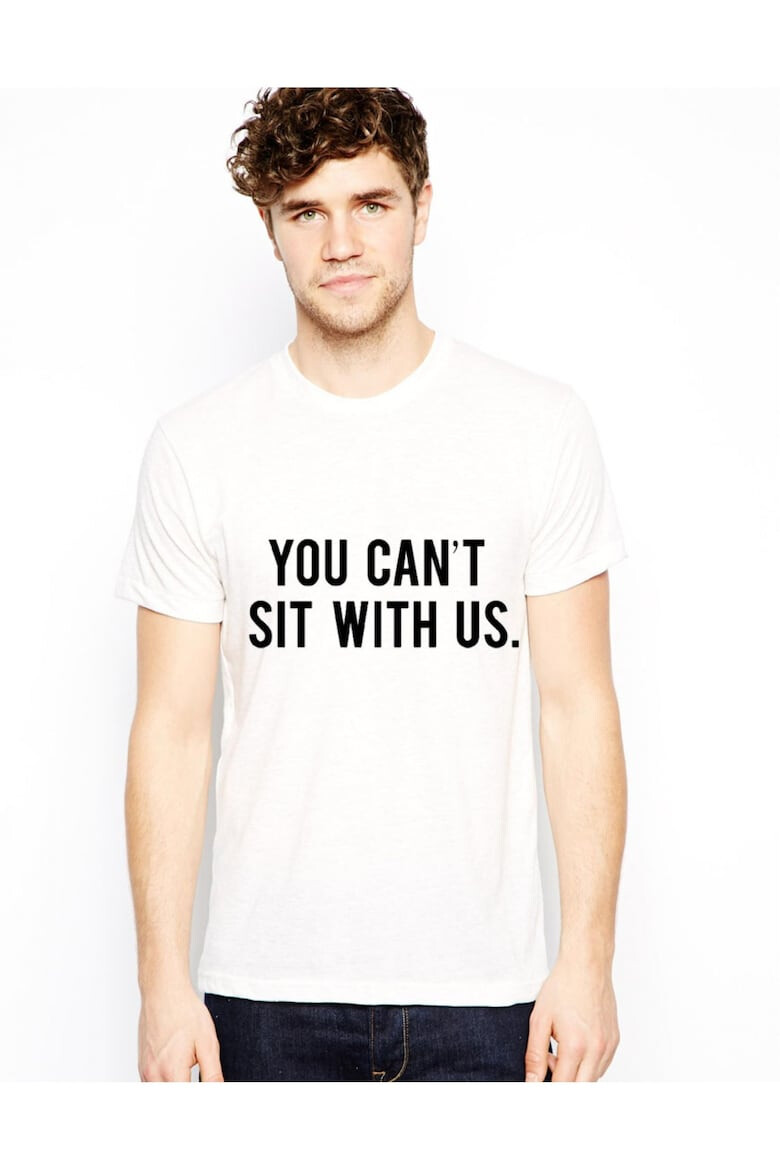 THEICONIC Tricou Sit With Us - Alb - Pled.ro