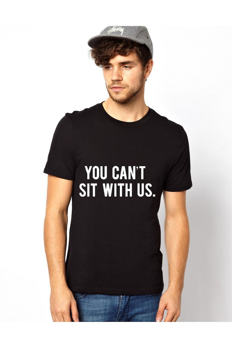 THEICONIC Tricou Sit With Us - Negru - Pled.ro