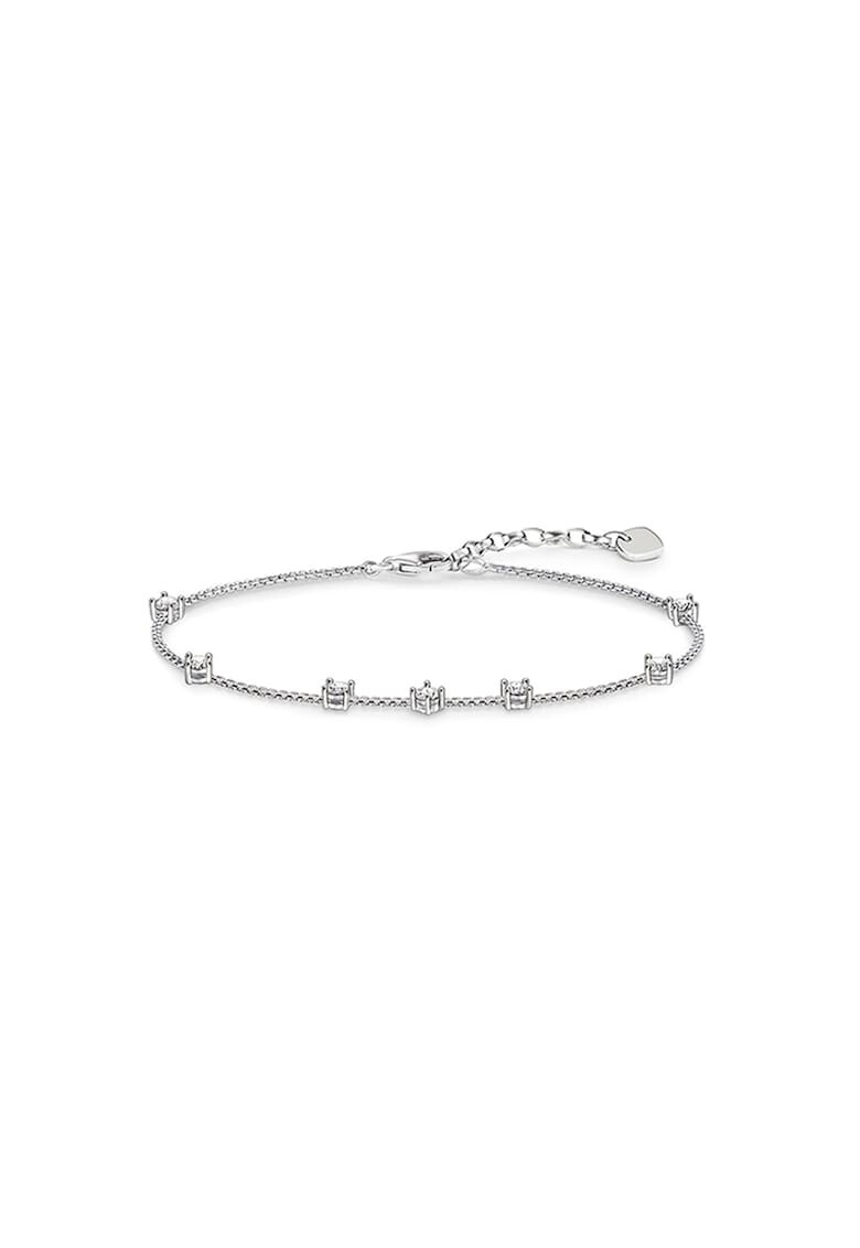 Thomas Sabo Bratara de argint veritabil 925 decorata cu cristale zirconia - Pled.ro