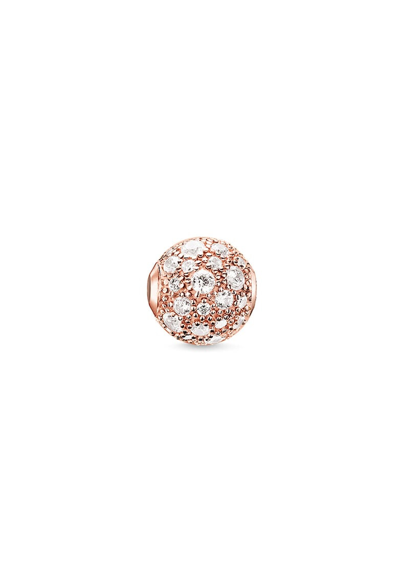 Thomas Sabo Talisman placat cu aur rose de 18K si decorat cu zirconia - Pled.ro