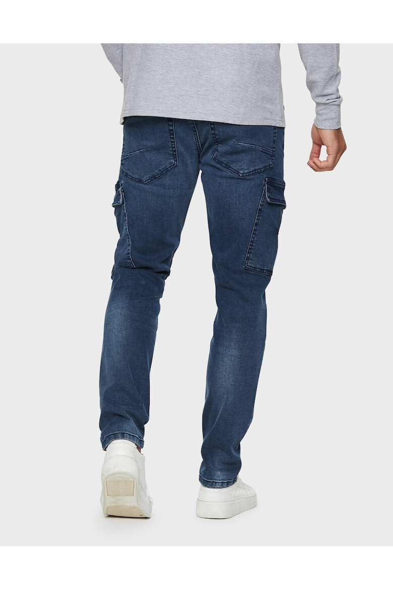 Threadbare Blugi cargo slim fit - Pled.ro