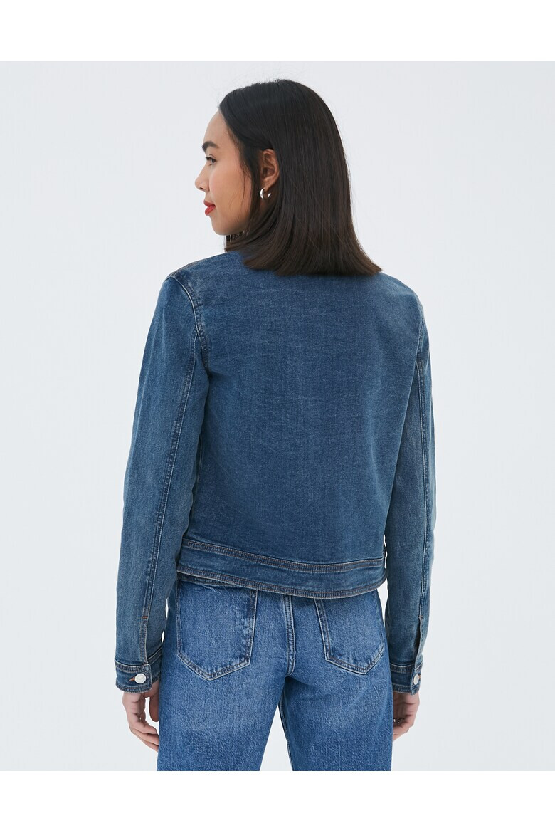 Threadbare Jacheta de denim cu cusaturi contrastante THB Rome 3845 - Pled.ro