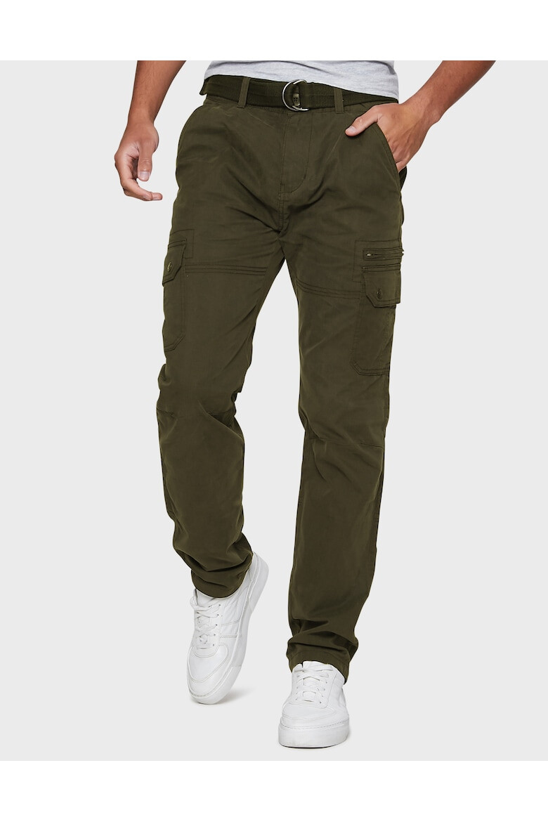 Threadbare Pantaloni cargo cu o curea Pane 2619 - Pled.ro