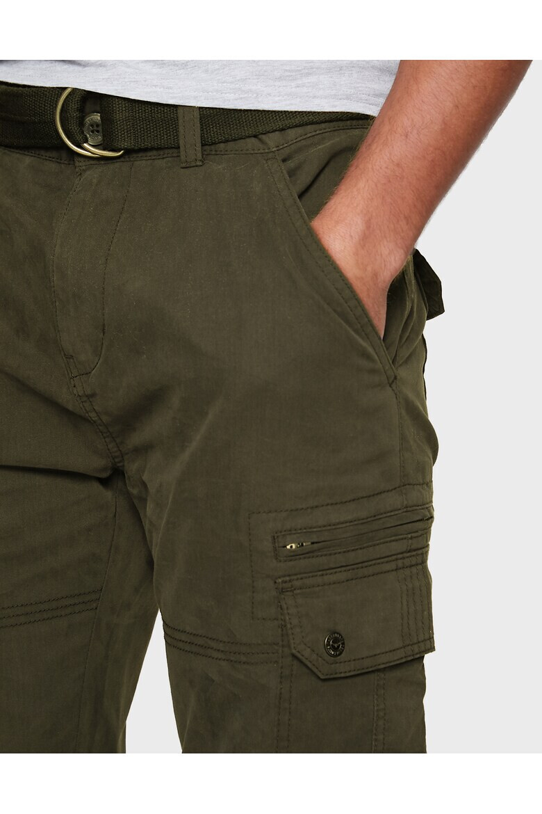 Threadbare Pantaloni cargo cu o curea Pane 2619 - Pled.ro