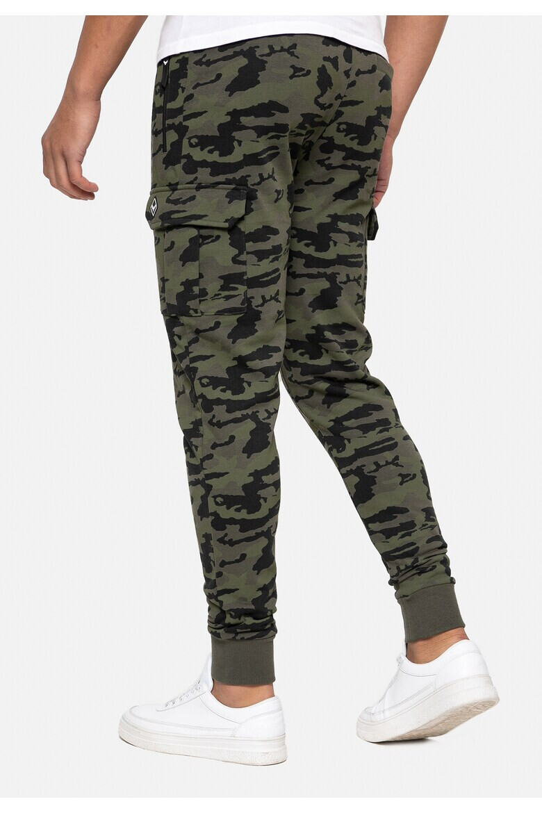 Threadbare Pantaloni de trening cargo cu imprimeu camuflaj Timer 4607 - Pled.ro