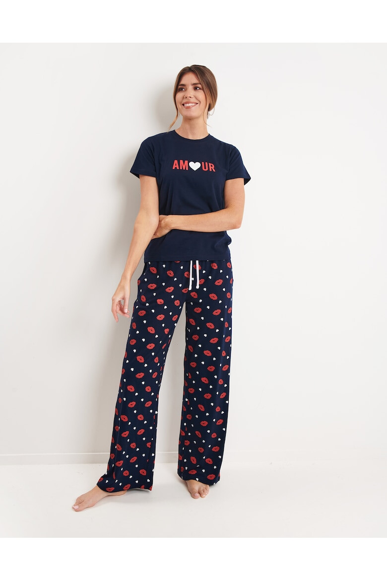 Threadbare Pijama cu animal print - Pled.ro