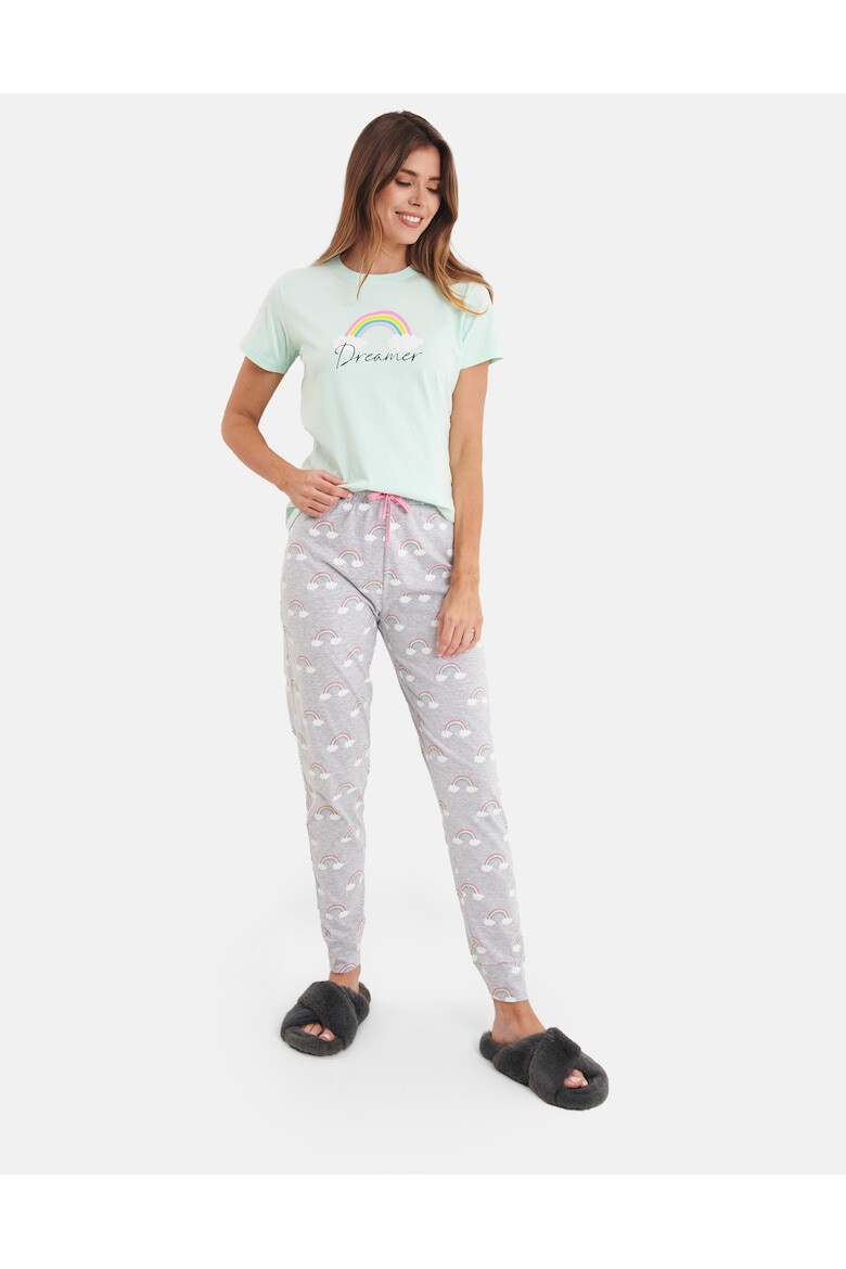 Threadbare Pijama cu imprimeu Dawn - Pled.ro