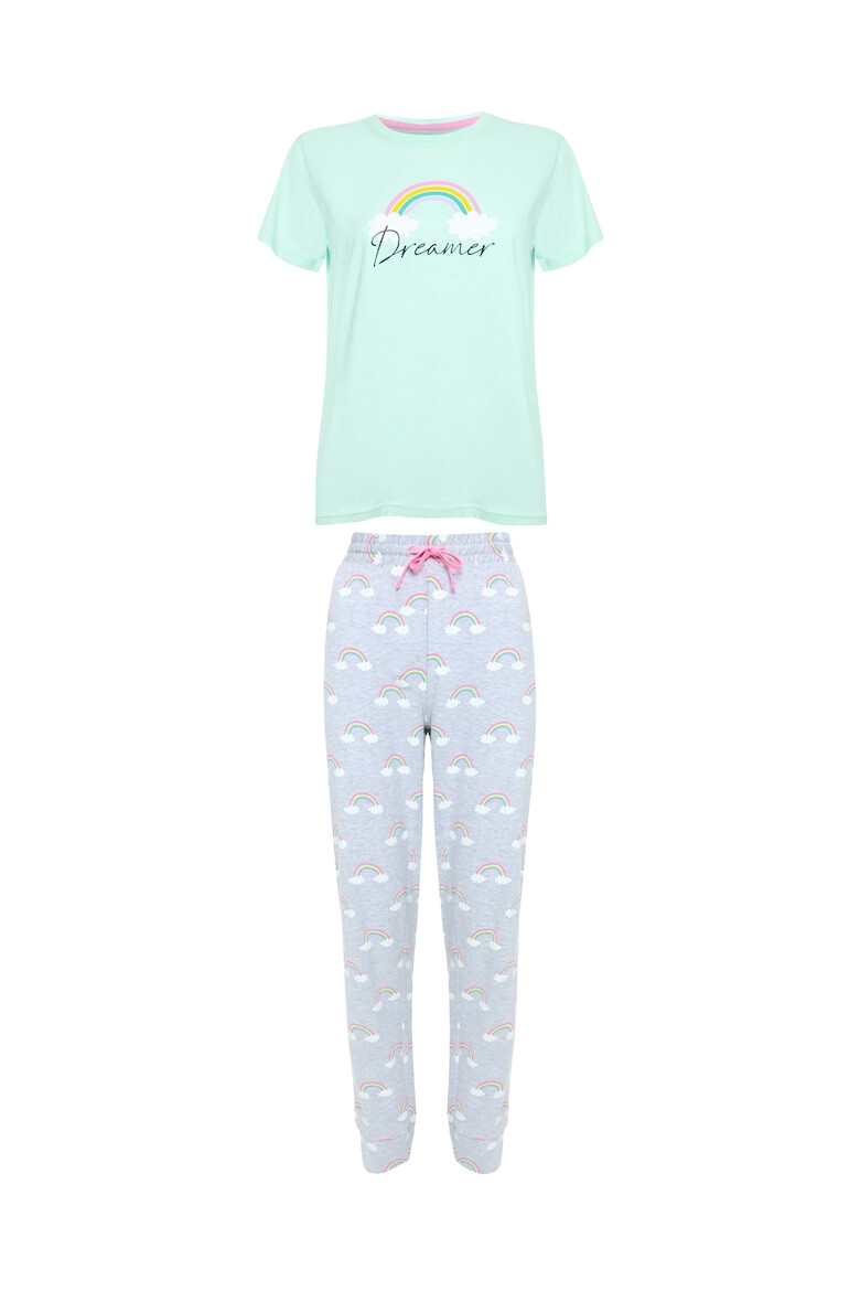 Threadbare Pijama cu imprimeu Dawn - Pled.ro