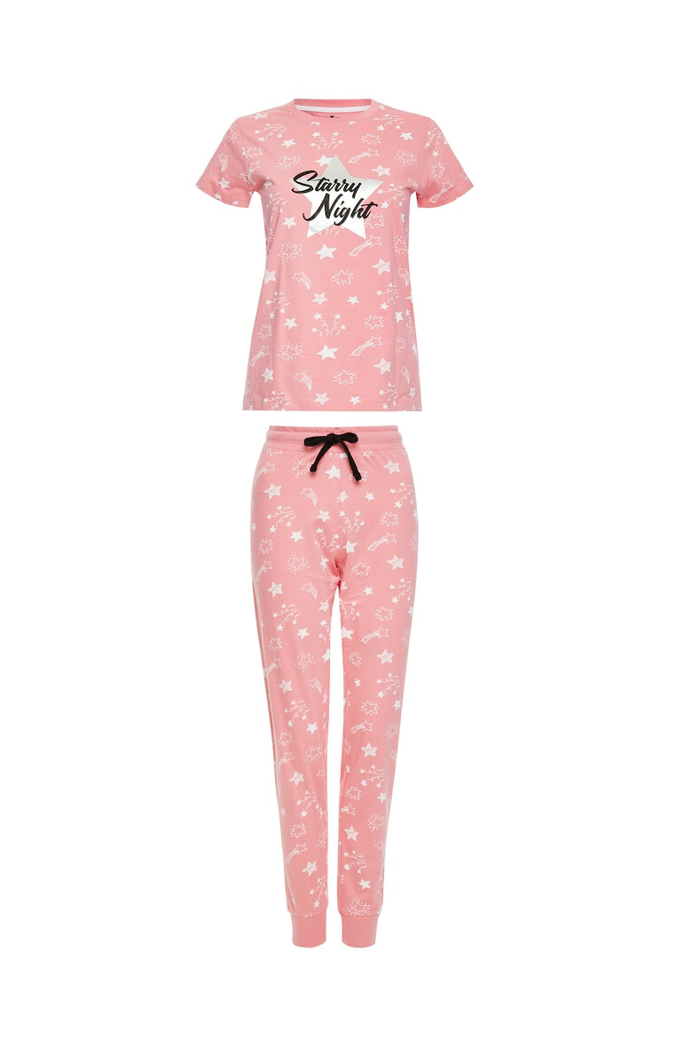 Threadbare Pijama cu imprimeu grafic Goodnight 4071 - Pled.ro