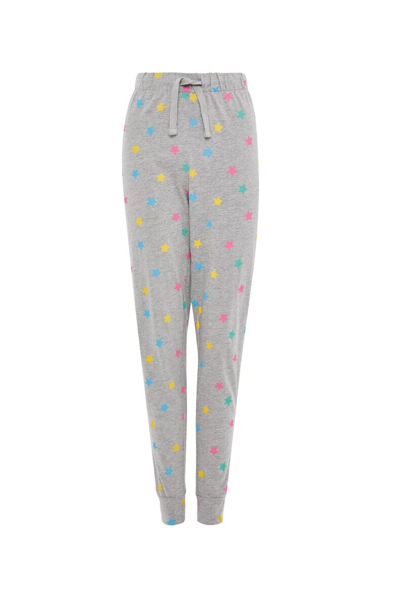 Threadbare Pijama cu maneci scurte si imprimeu cu stele Rainstar 4067 - Pled.ro