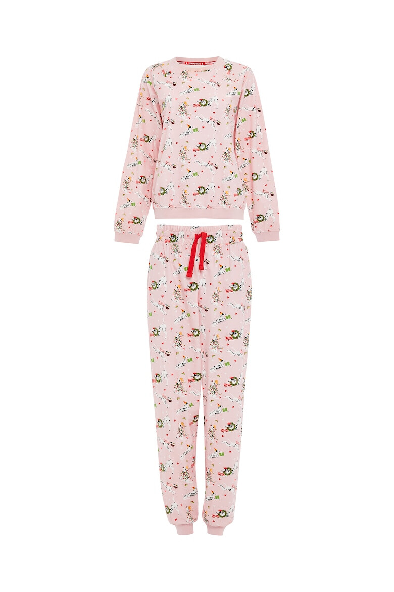 Threadbare Pijama cu tematica de Craciun Xmas - Pled.ro