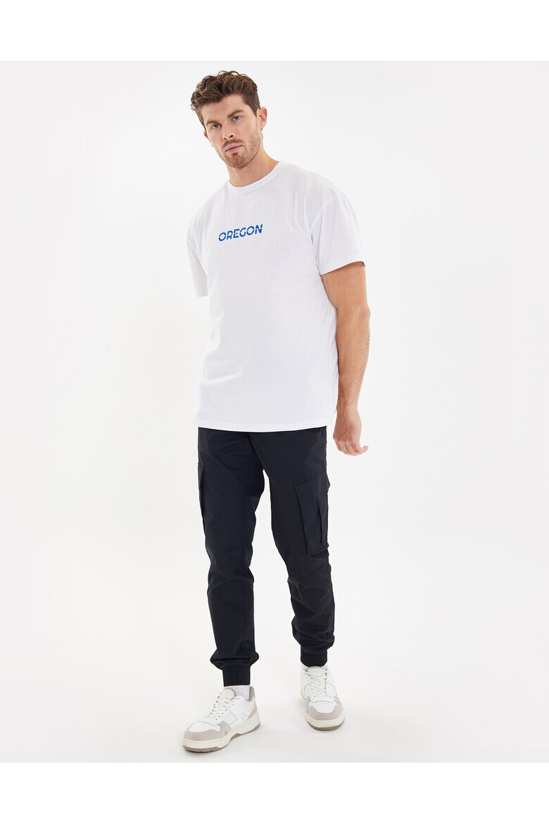 Threadbare Tricou supradimensionat cu imprimeu text - Pled.ro