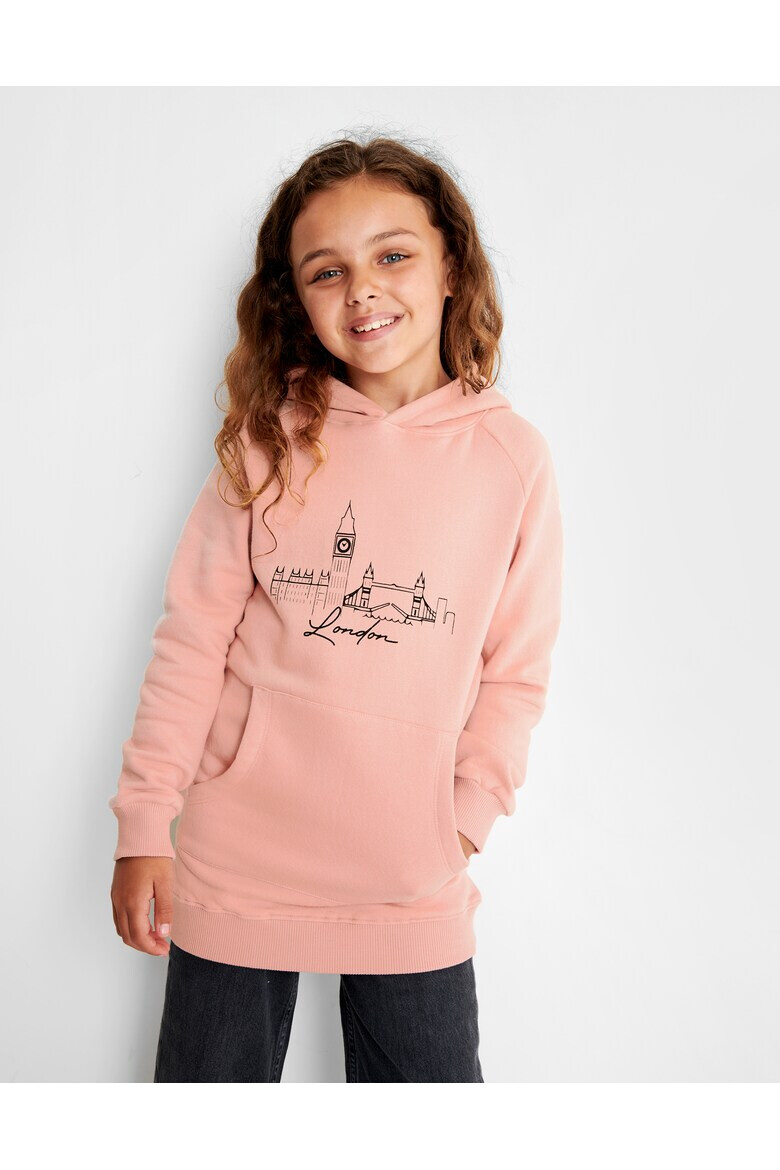 Threadgirls Hanorac cu imprimeu si maneci raglan - Pled.ro