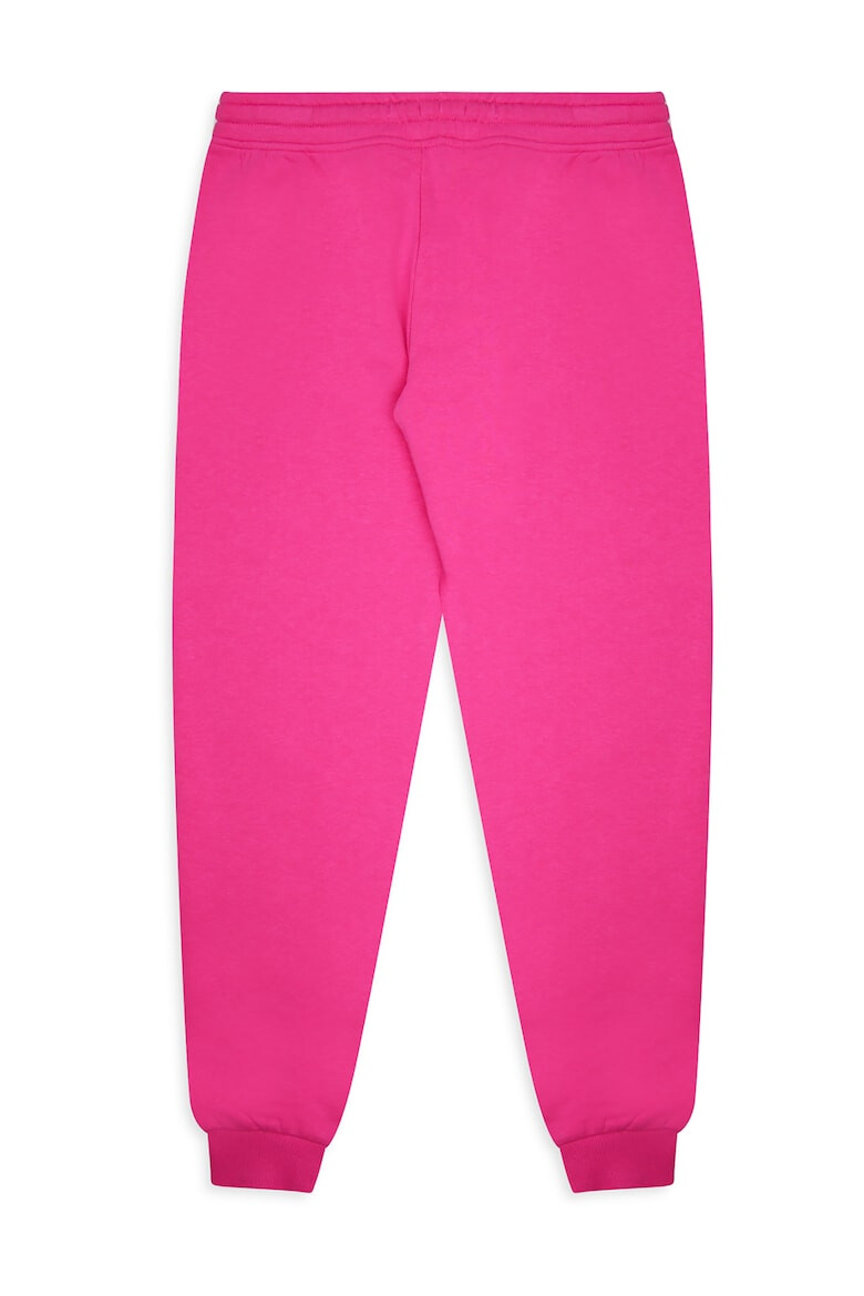 Threadgirls Pantaloni de trening cu croiala conica si imprimeu text - Pled.ro