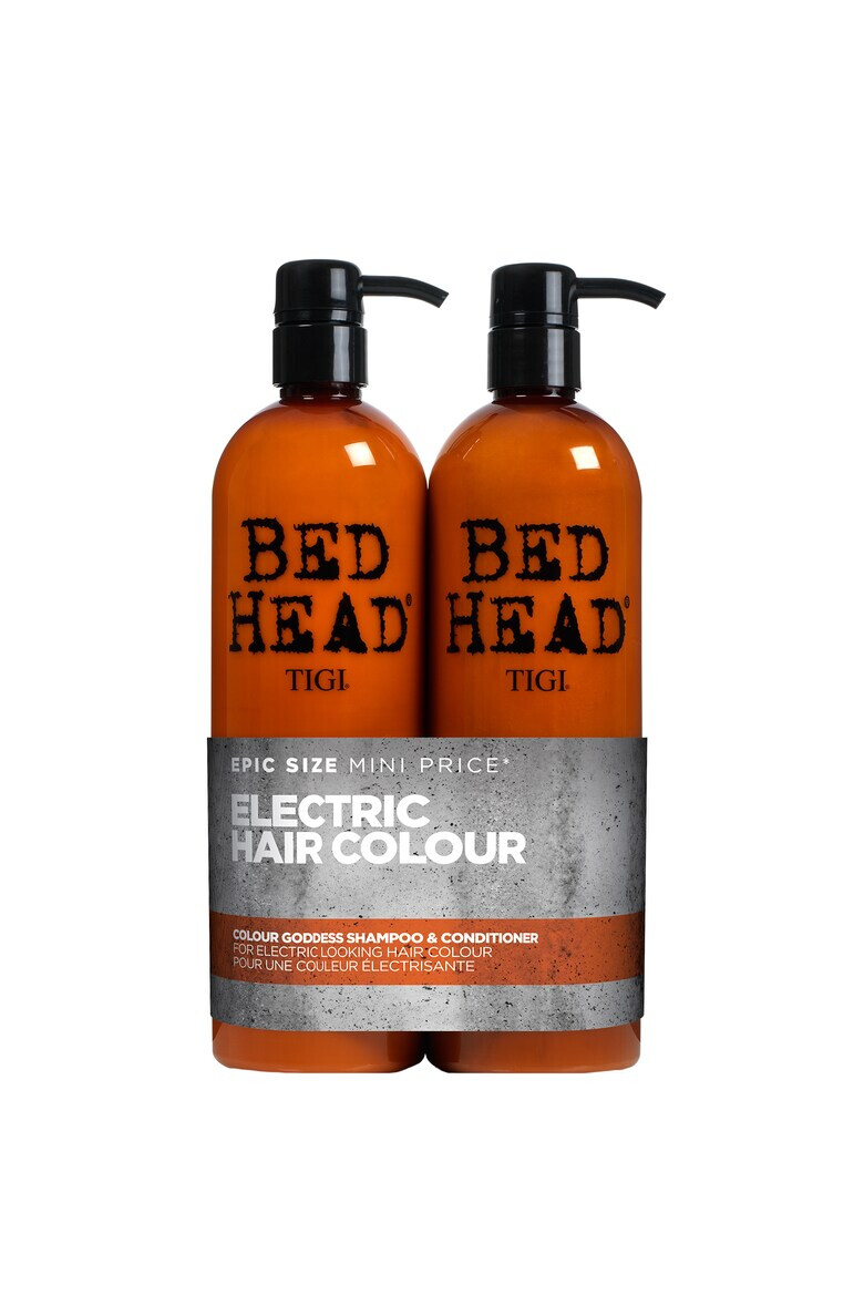 Tigi Pachet promo ingrijire par Bed Head Colour Goddess pentru par vopsit: Sampon 750 ml + Balsam 750 ml - Pled.ro