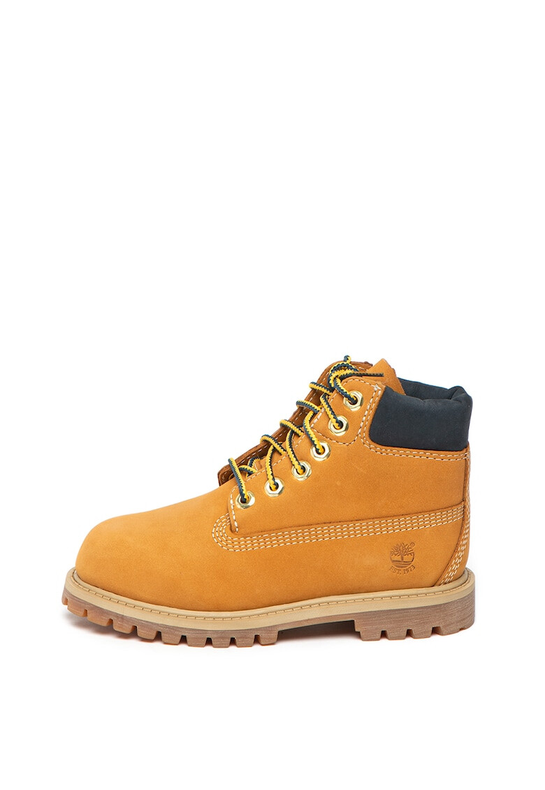 Timberland Bocanci de piele nabuc 6in Premium Oranj - Pled.ro