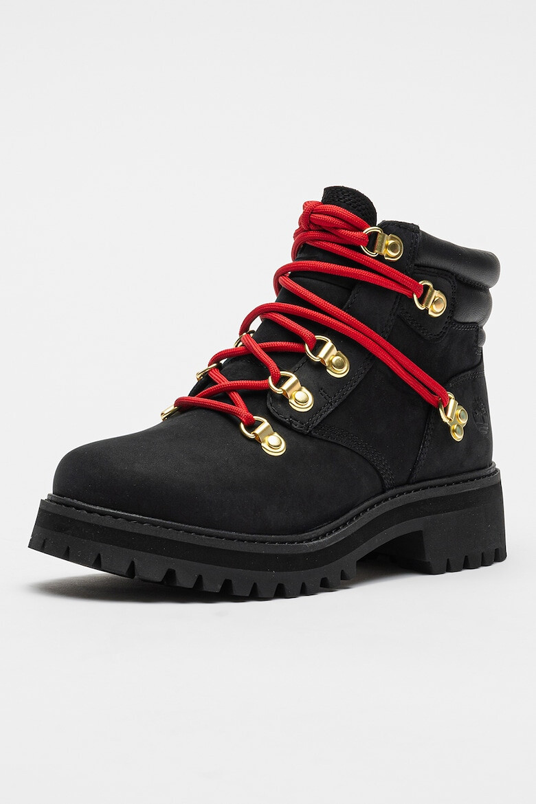 Timberland Bocanci din piele intoarsa cu sireturi contrastante LTD Heritage - Pled.ro