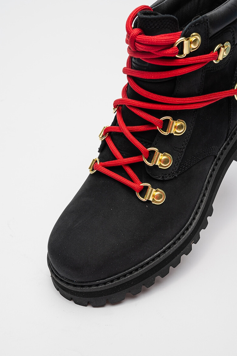 Timberland Bocanci din piele intoarsa cu sireturi contrastante LTD Heritage - Pled.ro