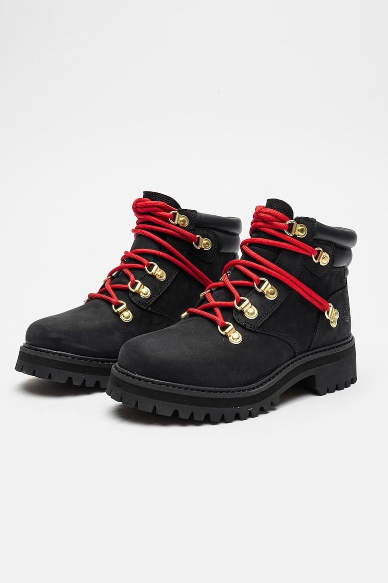 Timberland Bocanci din piele intoarsa cu sireturi contrastante LTD Heritage - Pled.ro