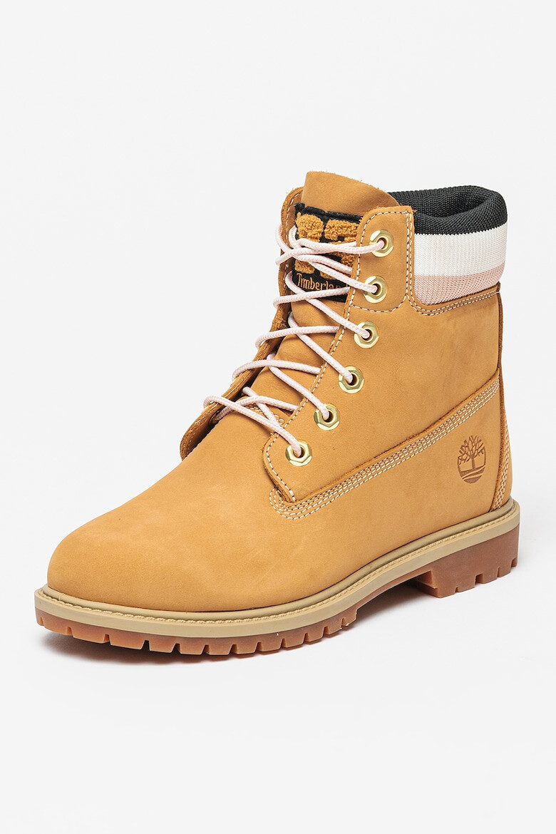 Timberland Bocanci impemreabili de piele nabuc Heritage - Pled.ro