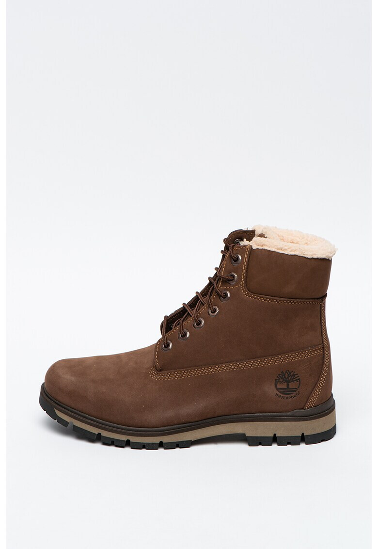 Timberland Bocanci impermeabili de piele nabuc cu garnituri din material sherpa Radford - Pled.ro