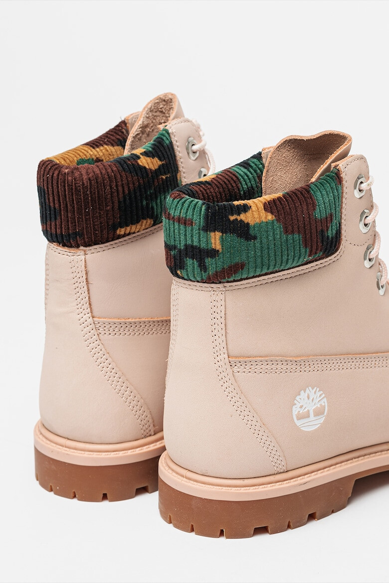 Timberland Bocanci impermeabili de piele nabuc Heritage - Pled.ro