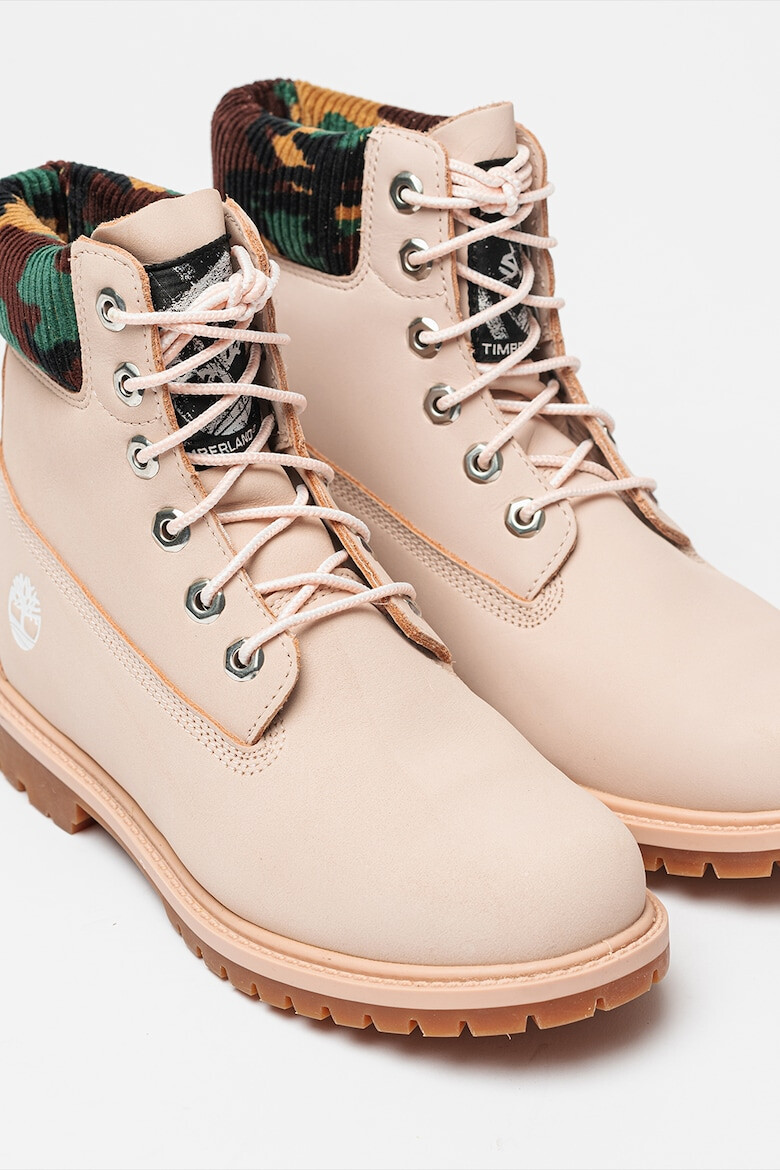 Timberland Bocanci impermeabili de piele nabuc Heritage - Pled.ro