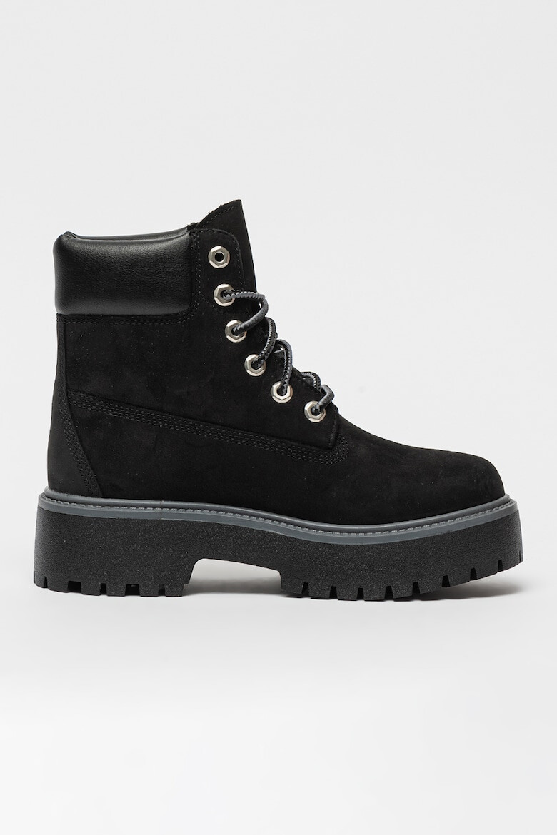 Timberland Bocanci impermeabili de piele nabuc Stone Street - Pled.ro