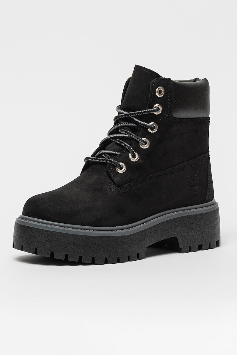 Timberland Bocanci impermeabili de piele nabuc Stone Street - Pled.ro