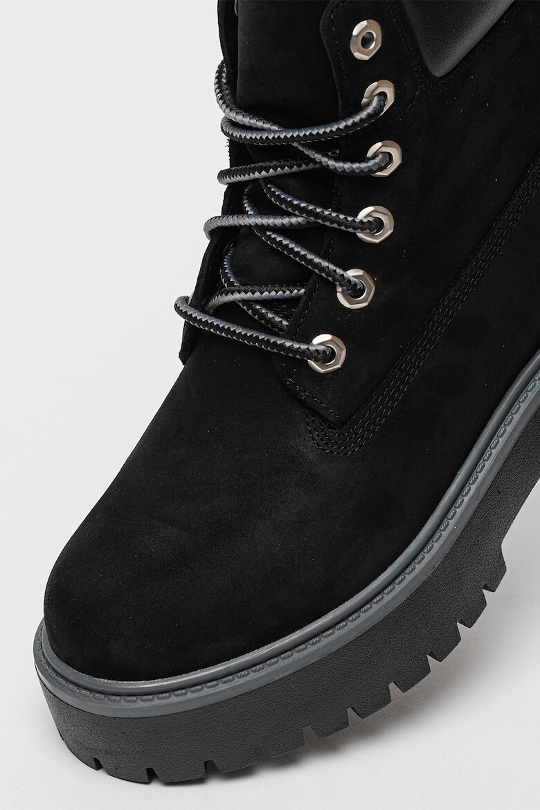 Timberland Bocanci impermeabili de piele nabuc Stone Street - Pled.ro