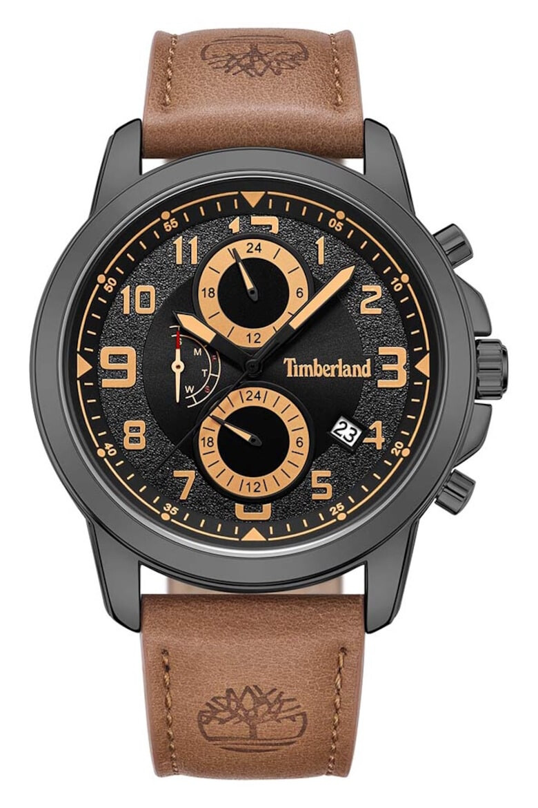 Timberland Ceas barbatesc TDWGF9002403 44mm Negru/Maro - Pled.ro