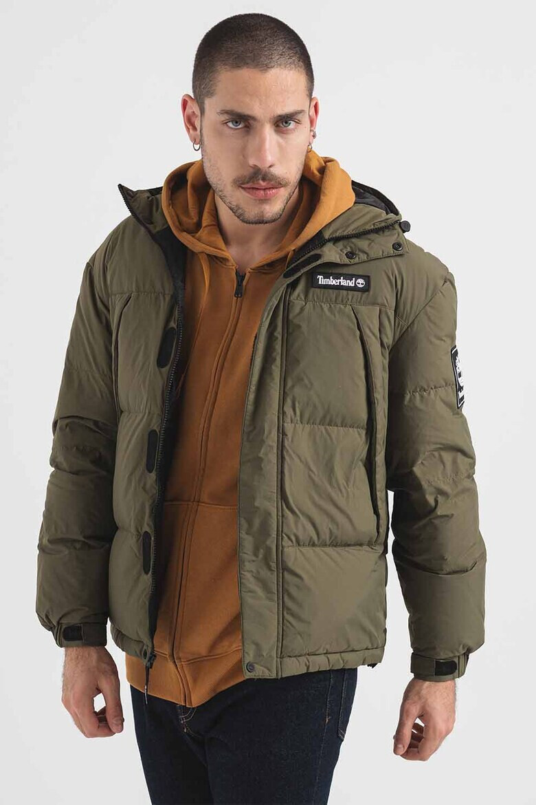 Timberland Geaca cu gluga si model uni - Pled.ro