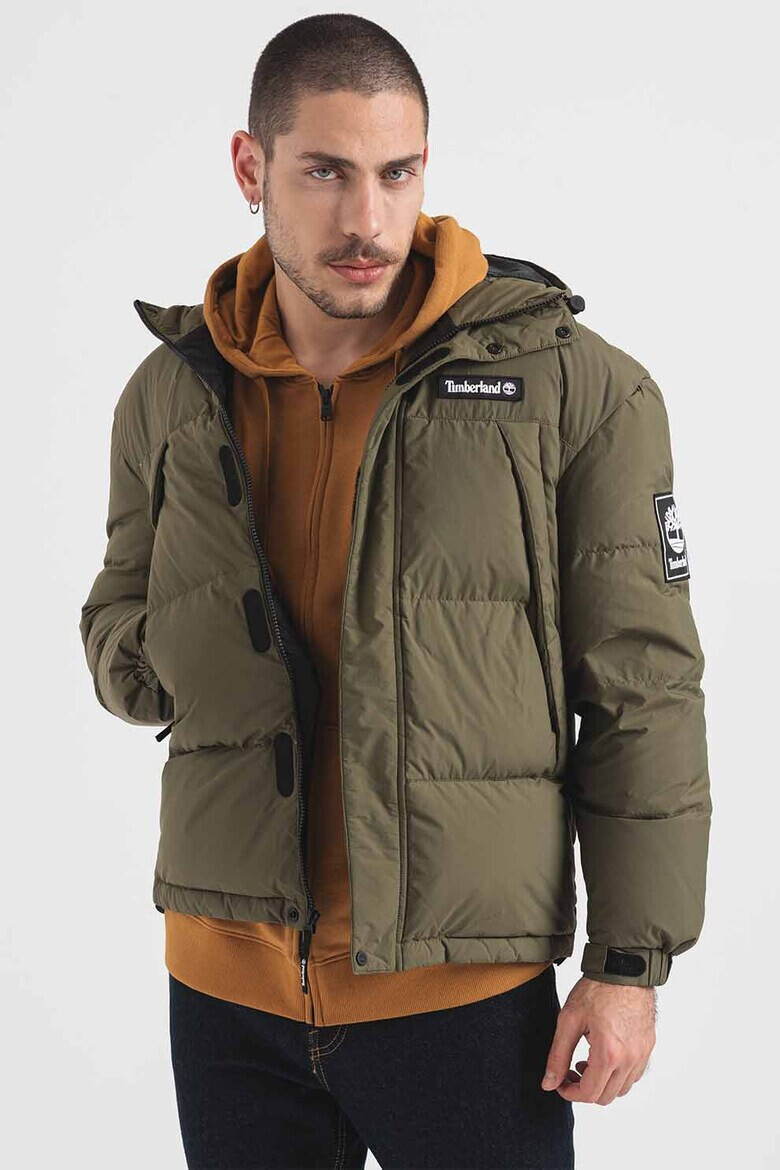 Timberland Geaca cu gluga si model uni - Pled.ro